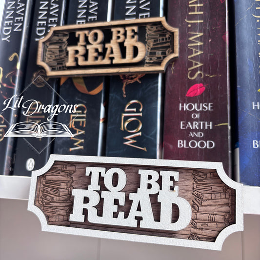 TBR Shelf Sign - Floating To Be Read Signs
