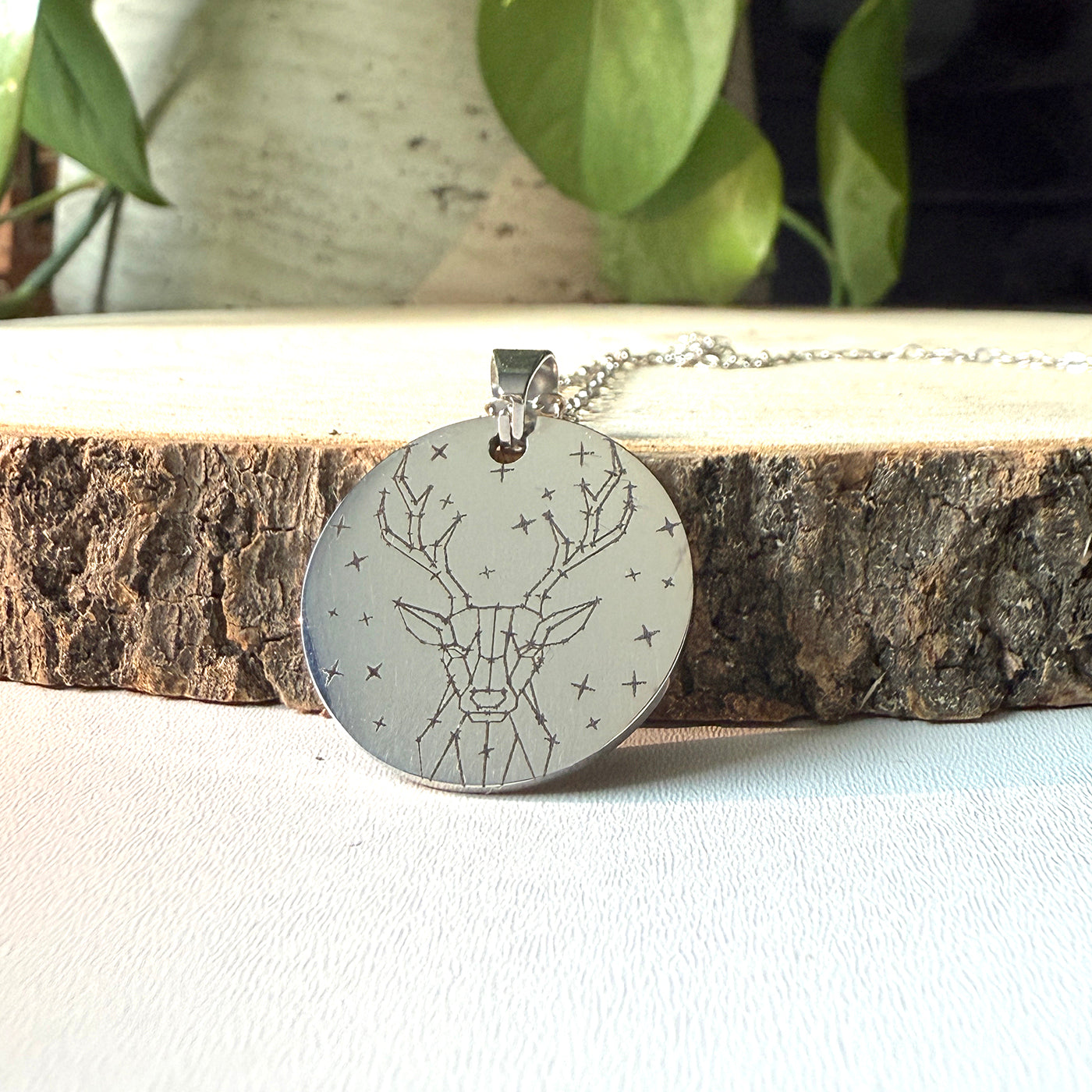 Throne of Glass Bookish Necklace, 304 Stainless Steel pendant, engraved fantasy book jewellery
