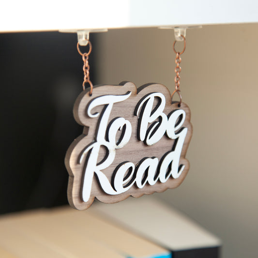 To Be Read Wooden Hanger - Genre Hanger Charms