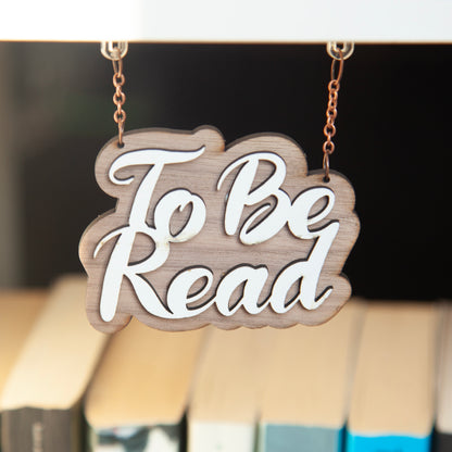 To Be Read Wooden Hanger - Genre Hanger Charms