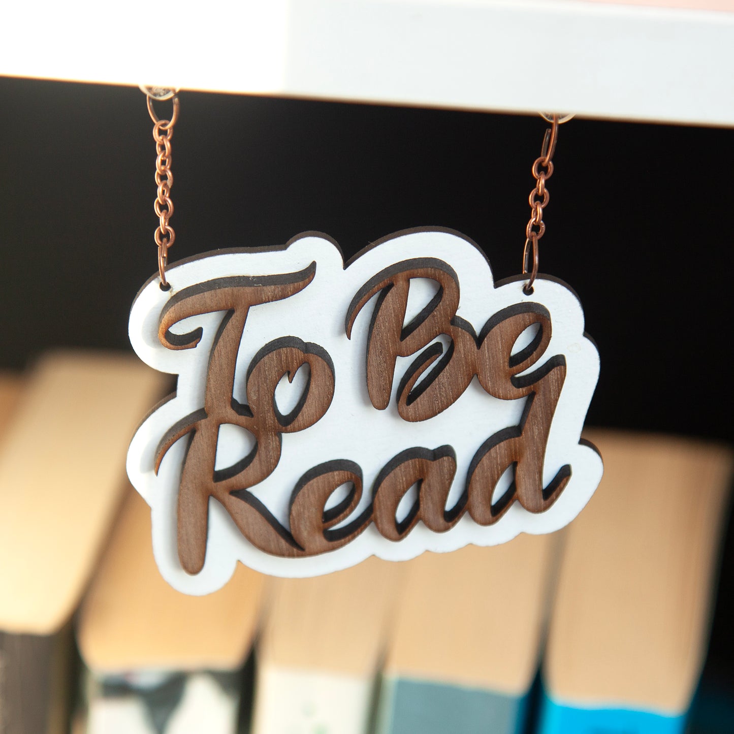 To Be Read Wooden Hanger - Genre Hanger Charms