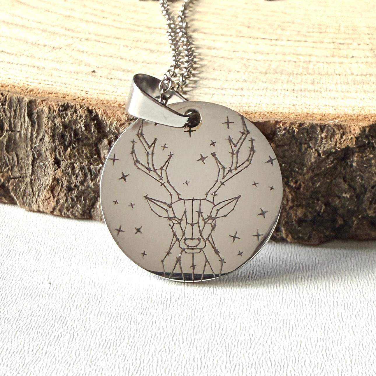 Throne of Glass Bookish Necklace, 304 Stainless Steel pendant, engraved fantasy book jewellery